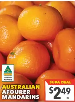 Supa Valu Australian Afourer Mandarins offer