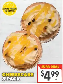 Supa Valu Cheesecake offer
