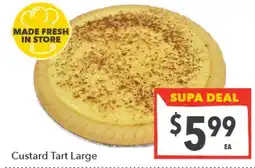 Supa Valu Custard Tart Large offer