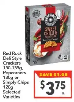 Supa Valu Red Rock Deli Style Crackers offer