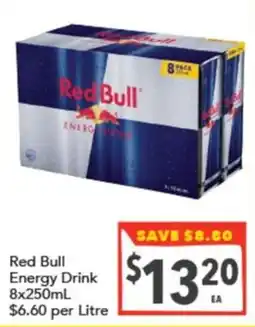 Supa Valu Red Bull Energy Drink offer