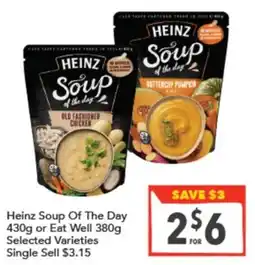 Supa Valu Heinz Soup Of The Day offer