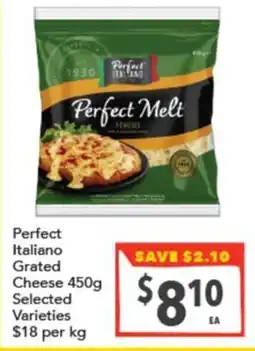 Supa Valu Perfect Italiano Grated Cheese offer