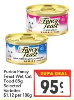 Supa Valu Purina Fancy Feast Wet Cat Food offer