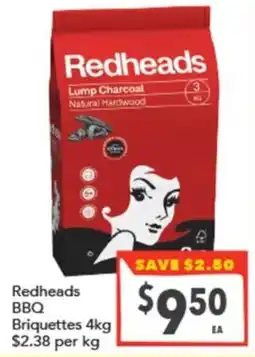 Supa Valu Redheads Lump Charcoal offer