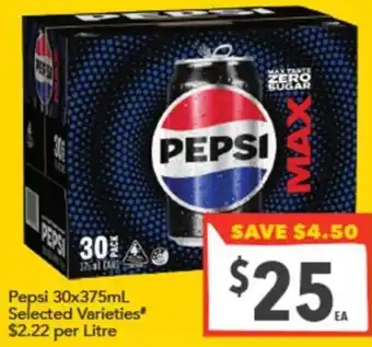 Supa Valu Pepsi Max offer