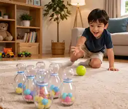 Toymate Kid Play Little Strikers Bowling Game offer