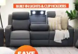 ComfortStyle Furniture & Bedding Raven 3 Seater Lounge offer