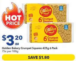 Ritchies Golden Bakery Crumpet Squares offer