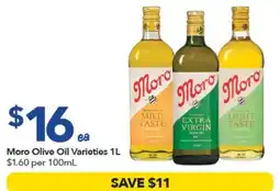 Ritchies Moro Olive Oil Varieties offer