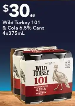 Ritchies Wild Turkey 101 & Cola offer