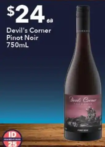 Ritchies Devil's Corner Pinot Noir offer