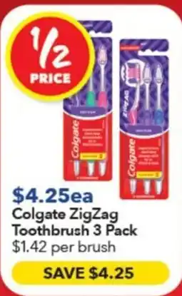 Ritchies Colgate ZigZag Toothbrush offer