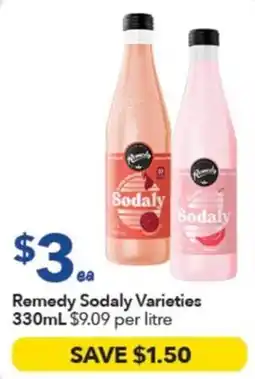 Ritchies Remedy Sodaly Varieties offer