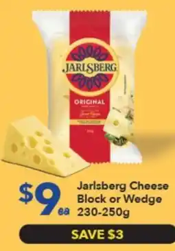 Ritchies Jarlsberg Cheese Block or Wedge offer