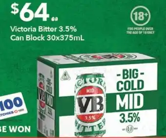 Ritchies Victoria Bitter offer