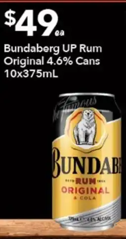 Ritchies Bundaberg UP Rum Original offer