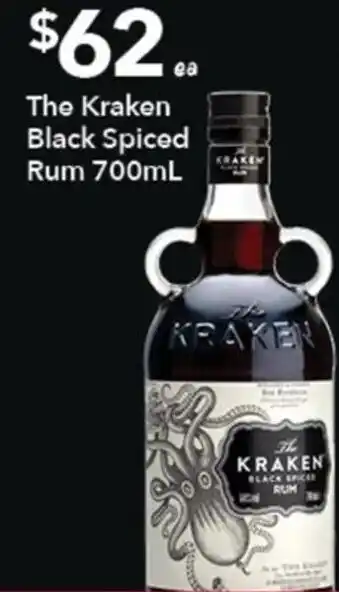 Ritchies The Kraken Black Spiced Rum offer