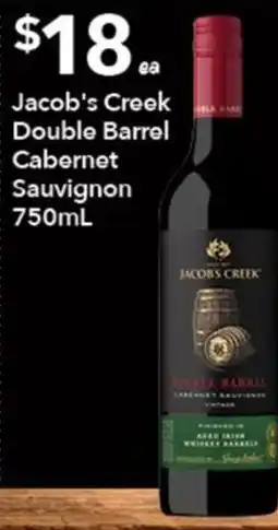 Ritchies Jacob's Creek Double Barrel Cabernet Sauvignon offer
