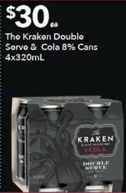 Ritchies The Kraken Double Serve & Cola offer