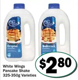 Friendly Grocer White Wings Pancake Shake Varieties offer