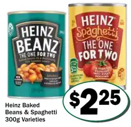 Friendly Grocer Heinz Baked Beans & Spaghetti Varieties offer