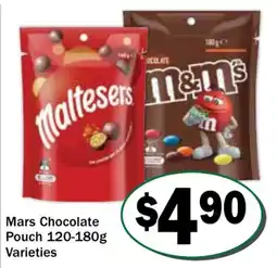 Friendly Grocer Mars Chocolate Varieties offer