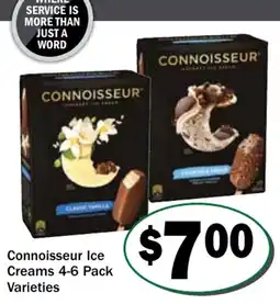 Friendly Grocer Connoisseur Ice Creams Varieties offer
