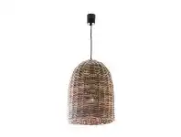Haven Rattan Bell Pendant Light - Small