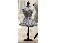 LivingStyles Decoupage Papermache Mannequin Jewellery Holder - 55cm offer
