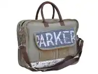 LivingStyles Parker Cotton Canvas Messenger Bag offer