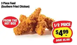 CORNETTS 3 Piece Feed Southern Fried Chicken offer