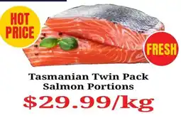 Farmer Jack's Tasmanian Twin Pack Salmon Portions offer