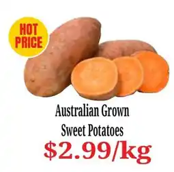 Farmer Jack's Australian Grown Sweet Potatoes offer