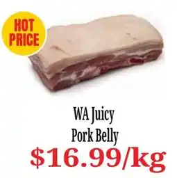 Farmer Jack's WA Juicy Pork Belly offer