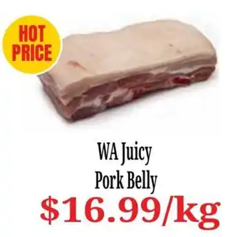 Farmer Jack's WA Juicy Pork Belly offer