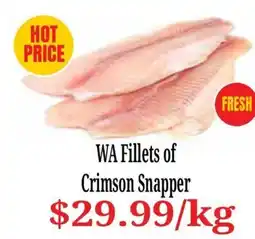 Farmer Jack's WA Fillets of Crimson Snapper offer