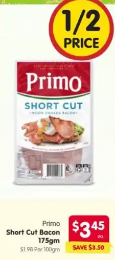 Spar Primo Short Cut Bacon offer