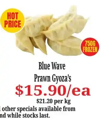 Farmer Jack's Blue Wave Prawn Gyoza's offer