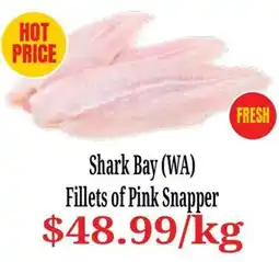 Farmer Jack's Fillets of Pink Snapper offer