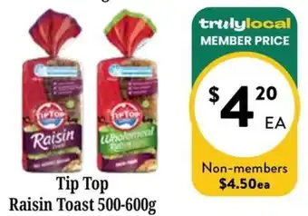 Tip Top Raisin Toast