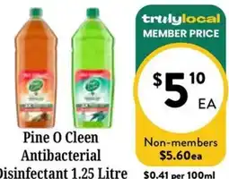 Farmer Jack's Pine O Cleen Antibacterial Disinfectant offer