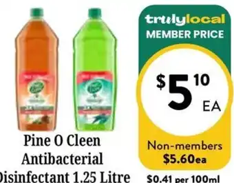 Farmer Jack's Pine O Cleen Antibacterial Disinfectant offer