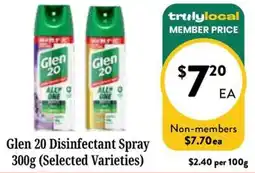 Farmer Jack's Glen 20 Disinfectant Spray offer