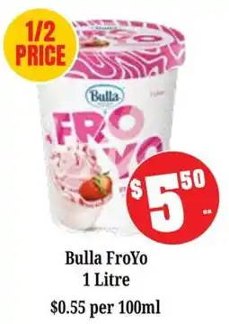 Farmer Jack's Bulla FroYo offer