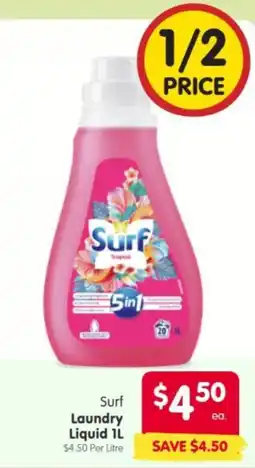 Spar Surf Laundry Liquid offer