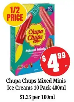Farmer Jack's Chupa Chups Mixed Minis Ice Creams offer