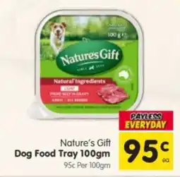 Spar Nature's Gift Dog Food Tray offer