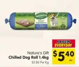 Spar Nature's Gift Chilled Dog Roll offer