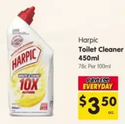 Spar Harpic Toilet Cleaner offer